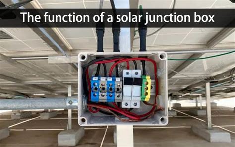 can a solar junction box be located under the panels|solar panel junction box installation.